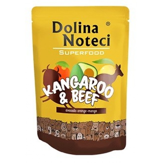 Obrázok pre Dolina Noteci Superfood - Klokan a hovězí - vlhké krmivo pro psy - 300 g