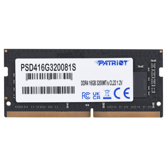 Obrázok pre Patriot Memory Signature PSD416G320081S paměťový modul 16 GB 1 x 16 GB DDR4 3200 MHz