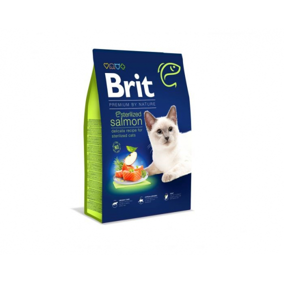 Obrázok pre BRIT Premium by Nature Sterilized Losos - suché krmivo pro kočky