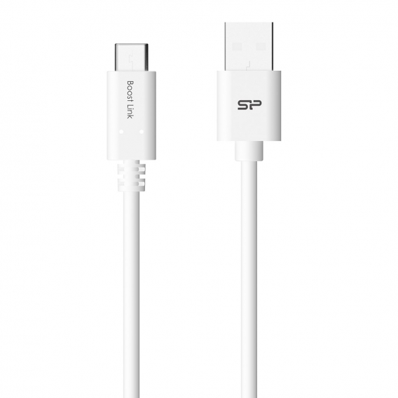 Obrázok pre Silicon Power Boost Link PVC LK10AC USB kabel USB 2.0 1 m USB A USB C Bílá