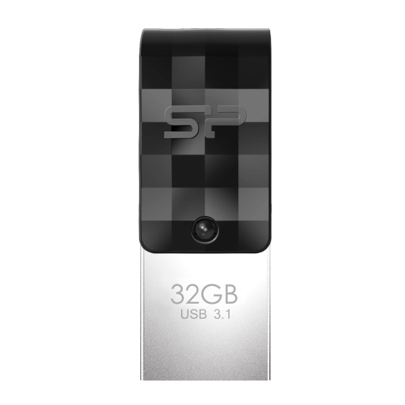 Obrázok pre Silicon Power Mobile C31 USB paměť 32 GB USB Type-A / USB Type-C 3.2 Gen 1 (3.1 Gen 1) Černá, Stříbrná