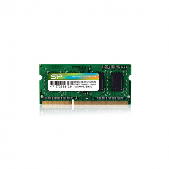 Obrázok pre Silicon Power SP004GLSTU160N02 paměťový modul 4 GB 1 x 4 GB DDR3L 1600 MHz
