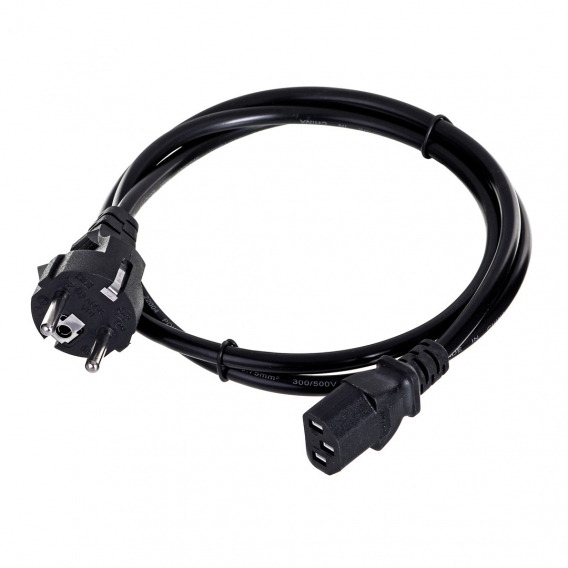 Obrázok pre Savio CL-89 napájecí kabel Černá 1,2 m IEC C13 IEC Type E (3.4 mm, 3.1 mm)