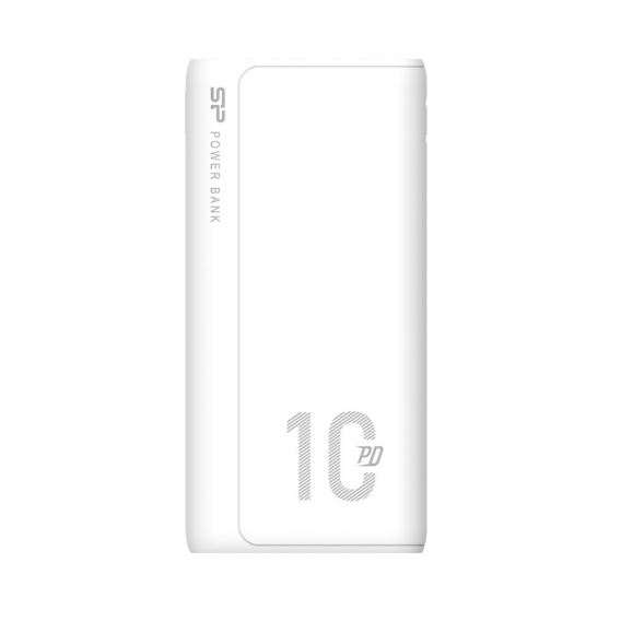 Obrázok pre SILICON POWER QP15 Powerbank Externí baterie 10000 mAh 2x USB QC 3.0 1x USB-C PD  (SP10KMAPBKQP150W) Bílá