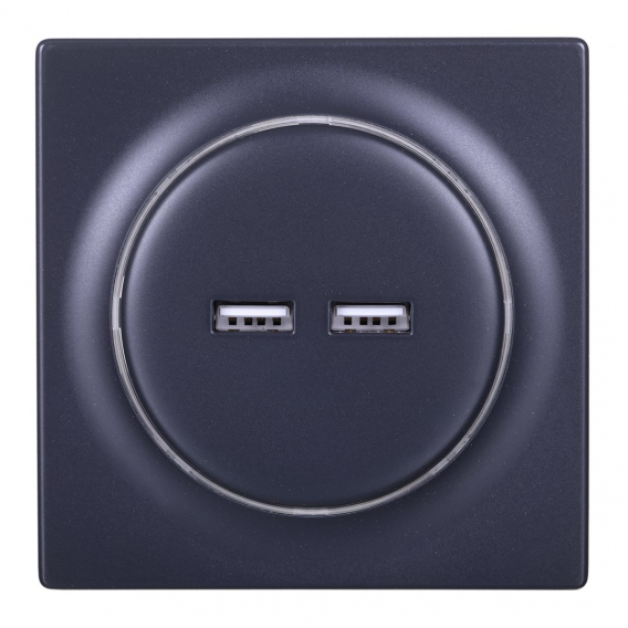 Obrázok pre Fibaro FGWU-021-8 zásuvka 2x USB Černá