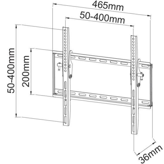 Obrázok pre Techly ICA-PLB 161M Držák na TV 139,7 cm (55") Černá