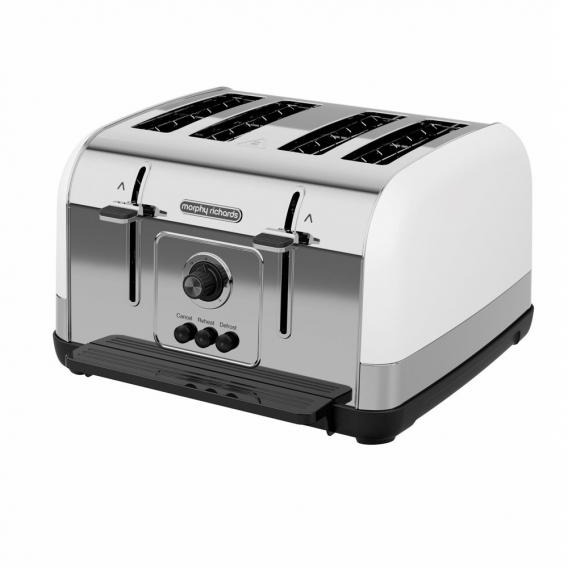 Obrázok pre Morphy Richards 240134 toustovač 4 krajíců 1800 W Bílá