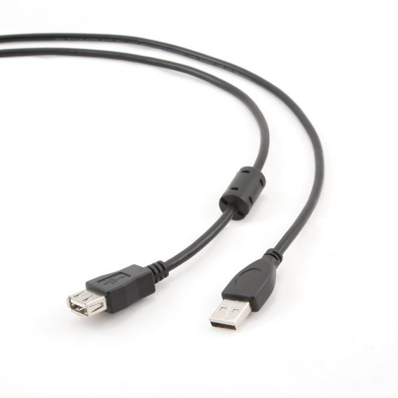 Obrázok pre Gembird 1.8m USB 2.0 A M/FM USB kabel 1,8 m USB A Černá