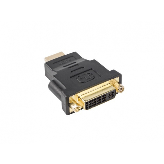 Obrázok pre Lanberg AD-0014-BK cable gender changer HDMI DVI-D (F) (24 + 5) Černá