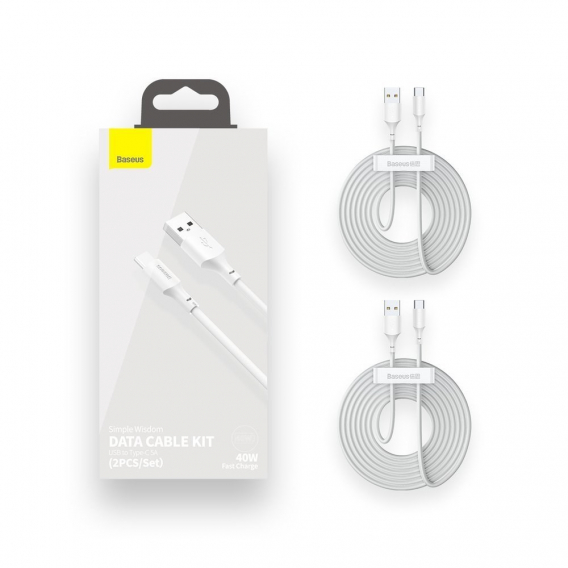 Obrázok pre Baseus TZCATZJ-02 USB kabel 1,5 m USB A USB C Bílá