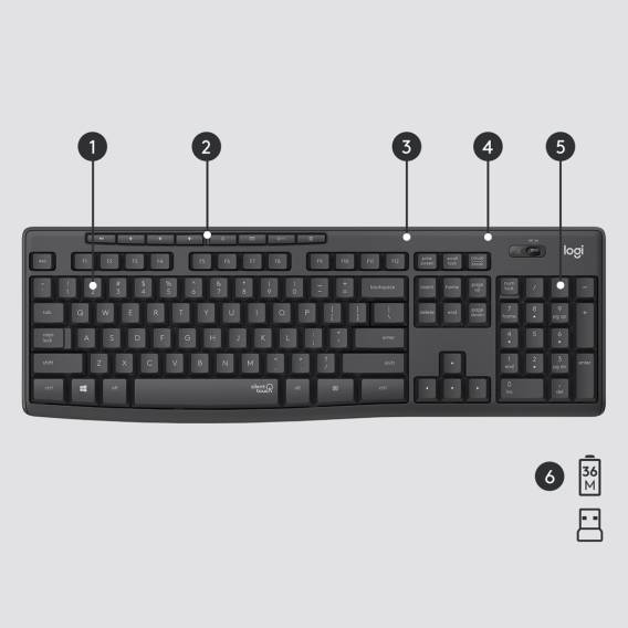 Obrázok pre Logitech MK295 Silent