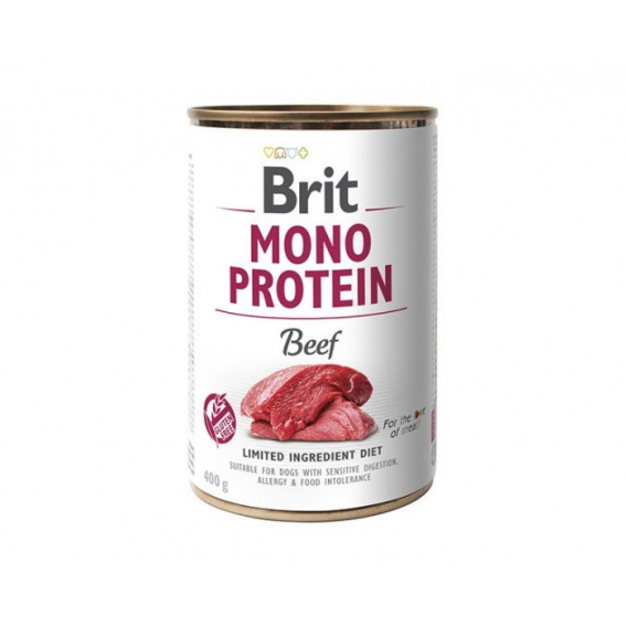 Obrázok pre BRIT Mono Protein Beef - vlhké krmivo pro psy - 400 g