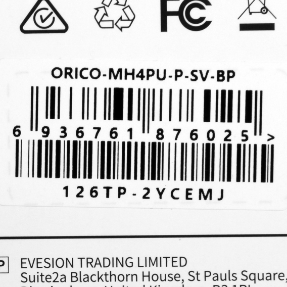 Obrázok pre ORICO HUB USB-A, 4x USB-A (4x3.1), MH4PU-P-SV-BP