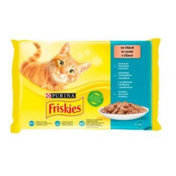 Obrázok pre Friskies Mix  Ryby - mokré krmivo pro kočky - 4x 85g