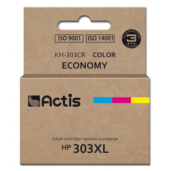 Obrázok pre Actis Inkoust KH-303CR pro tiskárny HP, náhradní inkoust HP 303XL T6N03AE; Premium; 18 ml; 415 stran; barevný