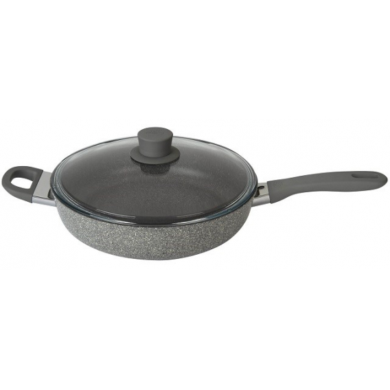 Obrázok pre Pánev BALLARINI Murano sauté se 2 držadly a víkem žula 28 cm 75002-933-0