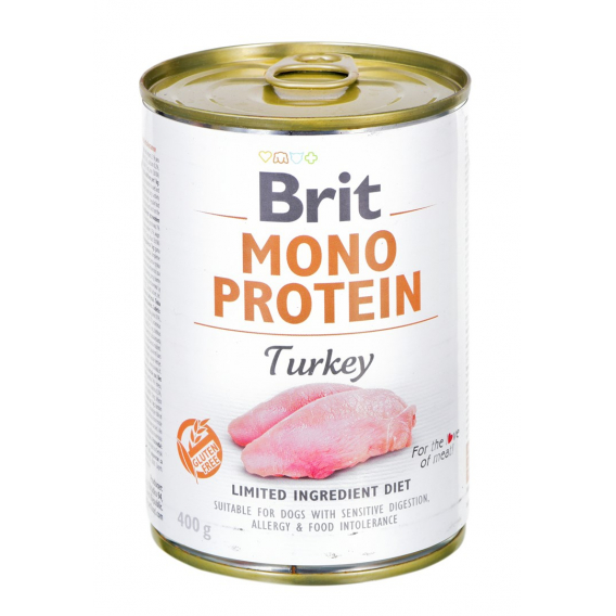 Obrázok pre BRIT Mono Protein Turkey - Mokré krmivo pro psy - 400 g