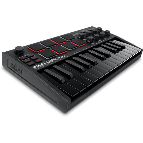 Obrázok pre AKAI MPK Mini MK3 Ovládací klávesnice Kontrolér MIDI USB Černá