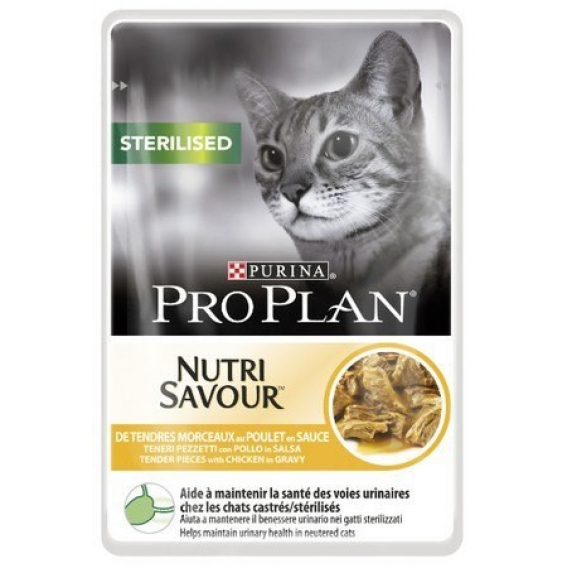 Obrázok pre PURINA Pro Plan Cat Sterilised Kuře - mokré krmivo pro kočky - 85g