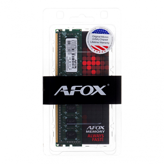 Obrázok pre AFOX DDR3 8G 1600 UDIMM paměťový modul 8 GB 1600 MHz LV 1,35V