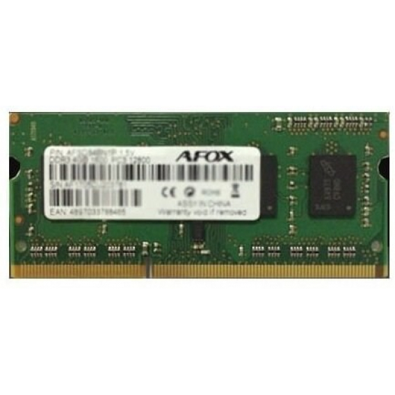 Obrázok pre AFOX SO-DIMM DDR3 8GB paměťový modul 1600 MHz LV 1,35V