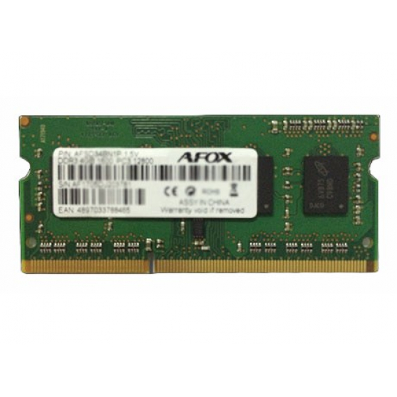 Obrázok pre AFOX SO-DIMM DDR3 8GB paměťový modul 1333 MHz LV 1,35V