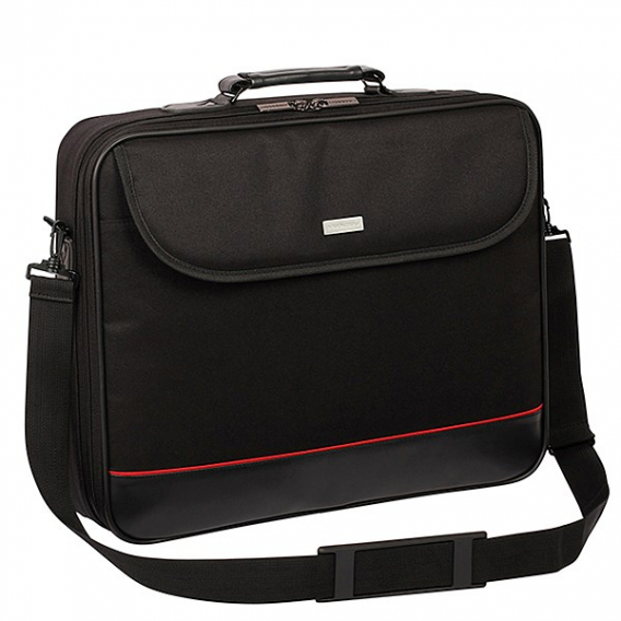 Obrázok pre Modecom MARK taška/batoh na notebook 39,6 cm (15.6") Obal s popruhem přes rameno Černá, Červená