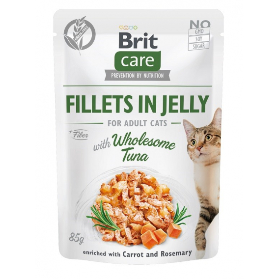 Obrázok pre BRIT Care Fillets in Jelly tuňákové filety - vlhké krmivo pro kočky - 85 g