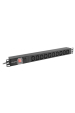 Obrázok pre LANBERG POWER STRIP RACK PDU (1U,10A,7X IEC C13,2M)