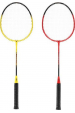 Obrázok pre Badmintonová sada NILS NRZ264 ALUMINIUM 4 rakety, 3 péřové šipky, síť 600x60cm, kufr