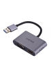 Obrázok pre UNITEK ADAPTÉR USB-A - HDMI A VGA, FULL HD, M/F