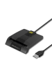 Obrázok pre Qoltec 50634Inteligentní čtečka čipových karet Smart ID SCR-0634 | USB typ C