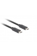 Obrázok pre LANBERG KABEL USB-C M/M 3.2 GEN 2 0,5 M PD100W