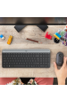 Obrázok pre Logitech MK470 klávesnice Obsahuje myš Univerzální RF bezdrátový QWERTY US Mezinárodní Grafit