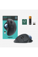 Obrázok pre Logitech Ergo M575 myš Kancelář Pro praváky RF bezdrátové + Bluetooth Trackball 2000 DPI