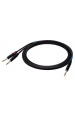 Obrázok pre SSQ JSJM1 SS-1452 Kabel Jack Stereo - 2x Jack Mono 1 m Černá