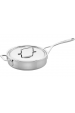 Obrázok pre DEMEYERE 5-PLUS Sauté pánev se 2 rukojeťmi a víkem, 40850-853-0 - 24 CM