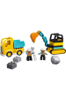 Obrázok pre LEGO DUPLO 10931 Nákladní auto a pásový bagr