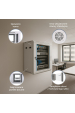Obrázok pre Extralink Racková skříň 9U 600x600 Šedá montovaná na zdi