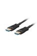 Obrázok pre Lanberg CA-HDMI-30FB-0200-BK optical cable HDMI M/M 20m v2.1 8K AOC