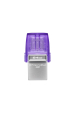 Obrázok pre Kingston Technology DataTraveler microDuo 3C USB paměť 64 GB USB Type-A / USB Type-C 3.2 Gen 1 (3.1 Gen 1) Purpurová, Nerezová ocel