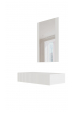 Obrázok pre Toaletní stolek se zrcadlem PAFOS 80x41,6x100 bílý matný