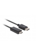 Obrázok pre Lanberg CA-DPHD-11CC-0010-BK kabelová redukce DisplayPort HDMI Černá