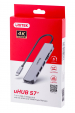 Obrázok pre UNITEK HUB USB-C H1118A; USB-A x3, USB-C, HDMI, SD, microSD