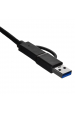 Obrázok pre UNITEK ADAPTÉR USB-A/USB-C - RJ-45 2,5 GBIT, U1313C