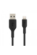 Obrázok pre BELKIN PVC USB KABEL USB-A - LIGHTNING, 1M, ČERNÝ