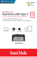 Obrázok pre Sandisk Ultra Dual Drive USB Type-C USB paměť 32 GB USB Type-A / USB Type-C 3.2 Gen 1 (3.1 Gen 1) Černá, Stříbrná