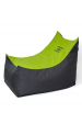 Obrázok pre Sako taška pouffe Tron černo-zelená XXL 140 x 90 cm