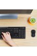 Obrázok pre Logitech Wireless Combo MK270 klávesnice Obsahuje myš RF bezdrátový QWERTY US Mezinárodní Černá, Stříbrná