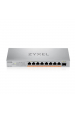 Obrázok pre Zyxel XMG-108HP Nespravované 2.5G Ethernet (100/1000/2500) Podpora napájení po Ethernetu (PoE)